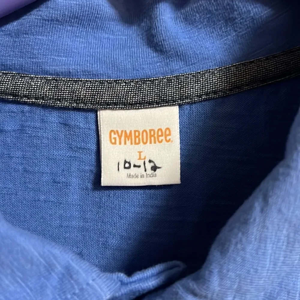 Gymboree size youth boys Large (10/12) light blue polo.